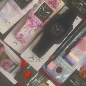 Silicone Straps and Interchangeable Skins for Apple Watch